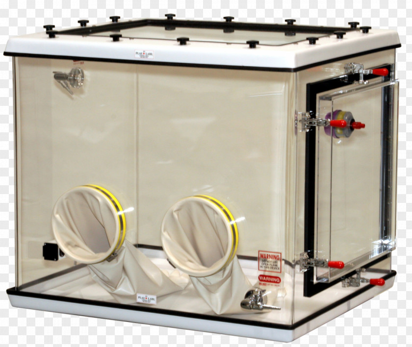 Glovebox Laboratory Plas-Labs, Inc. Vented Balance Safety Enclosure PNG