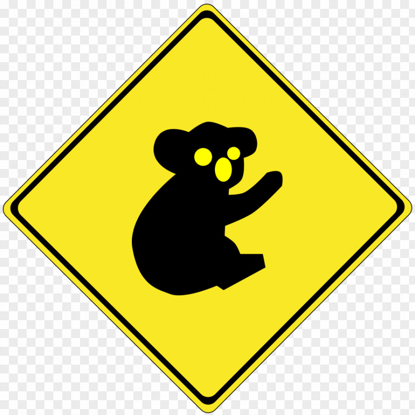 Koala Traffic Sign Road Pedestrian Crossing Clip Art PNG