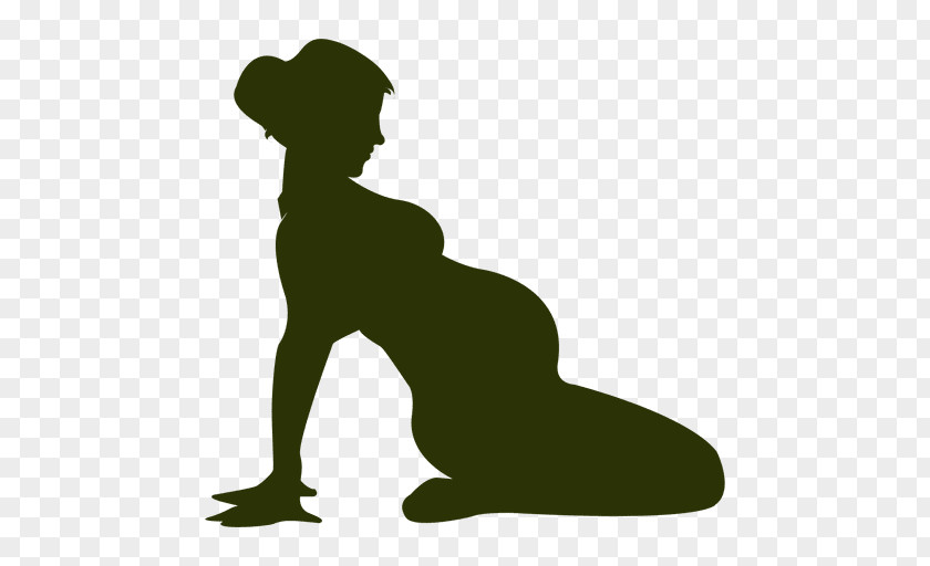 Pregnancy Silhouette Sitting Woman PNG