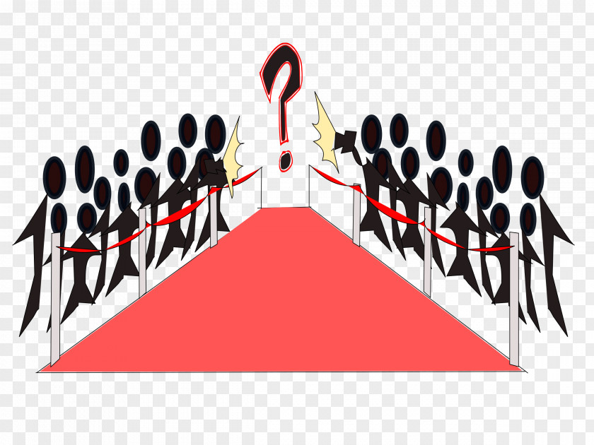 Red Carpet Celebrity Movie Star Clip Art PNG