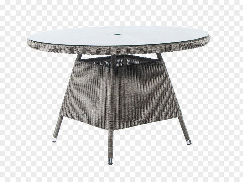 Table Garden Furniture Rattan Glass PNG