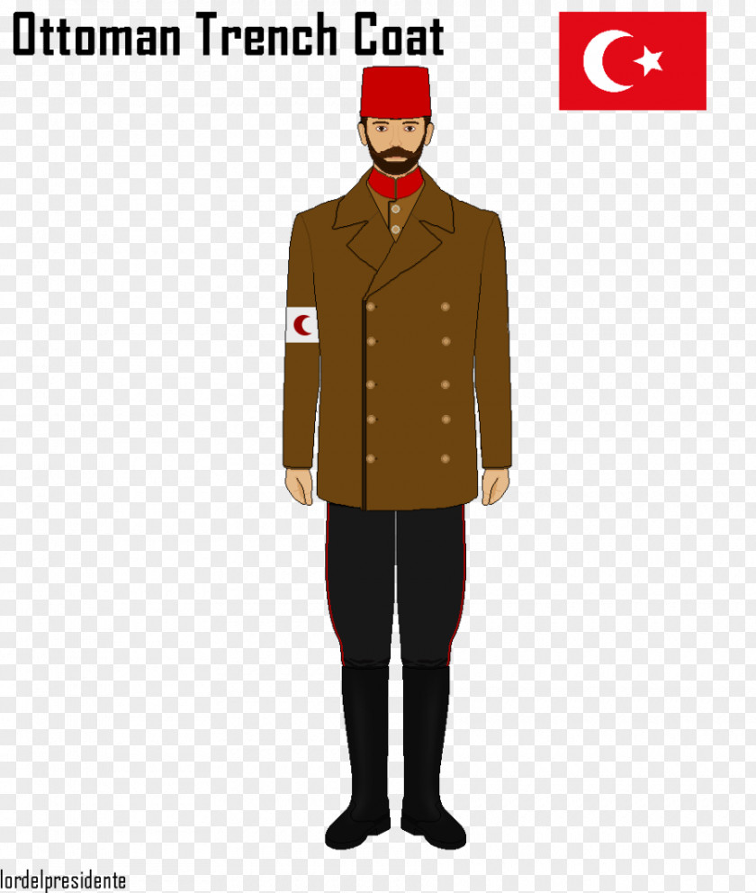 Trench Coat Military Uniforms Ottoman Empire Army Officer Soldier PNG