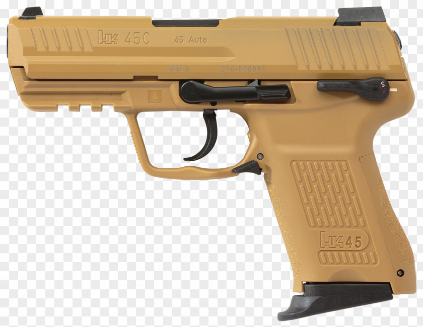 Weapon Trigger Firearm Heckler & Koch HK45 Gun Barrel PNG