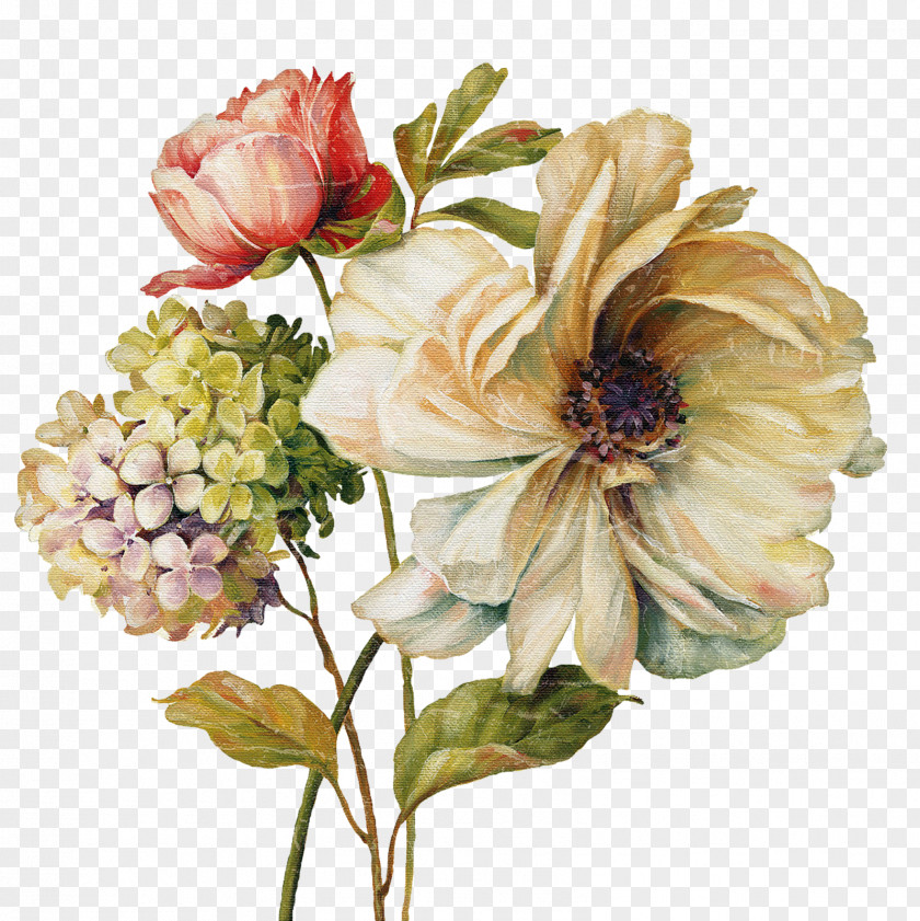 Audit Painting Flower Art Printmaking Decoupage PNG