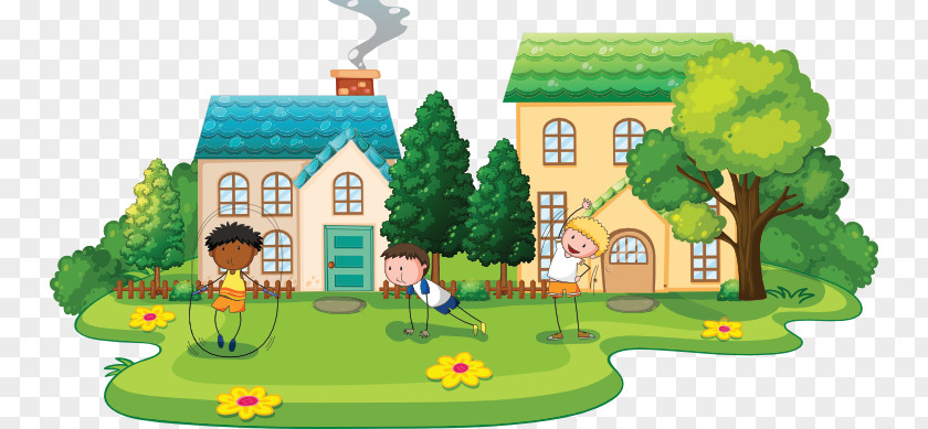 Building Farm Family Tree Background PNG