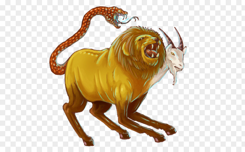 Chimera Lion Cat Mammal Carnivora Terrestrial Animal PNG