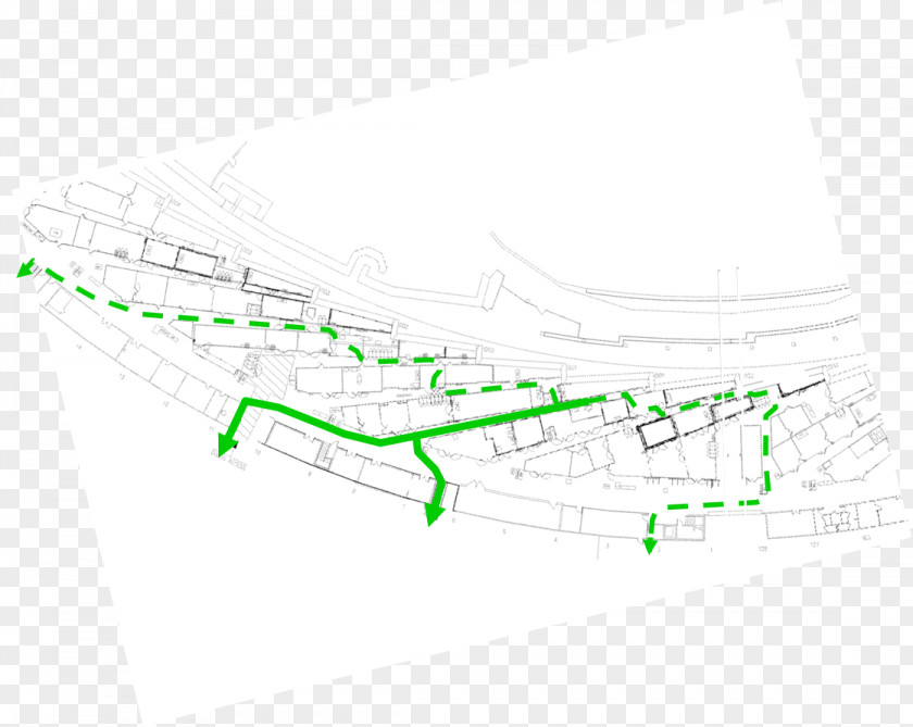 Emergency Evacuation Line Angle Diagram PNG