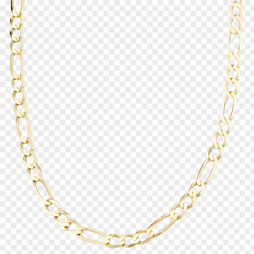 Gold Chain Amazon.com Necklace Figaro PNG