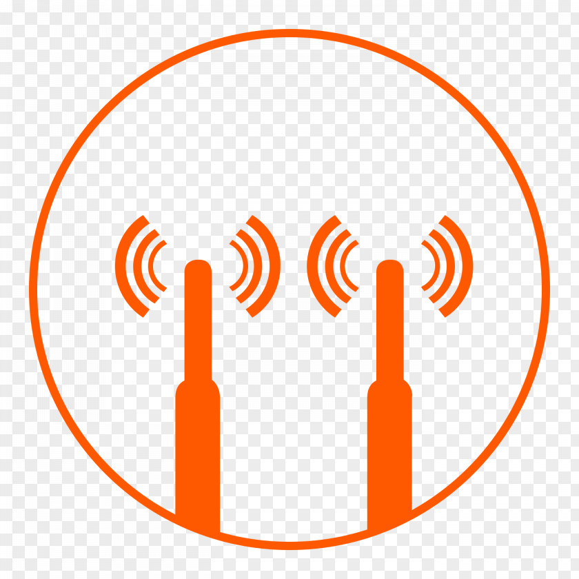 Orange Wireless Conference System Background PNG