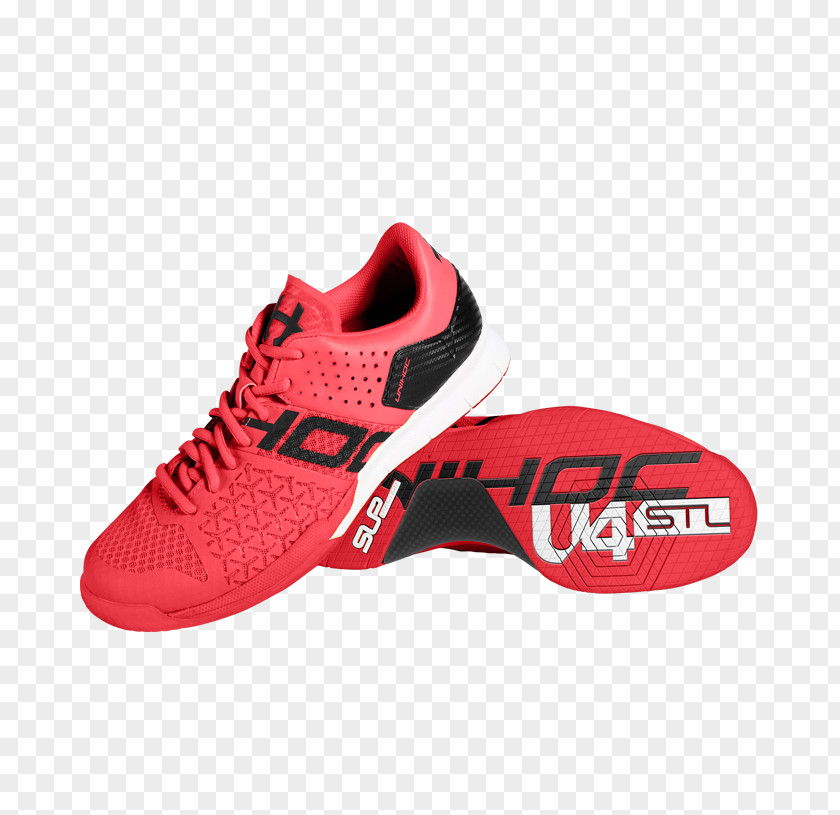 Red Neon Sneakers Skate Shoe Floorball Footwear PNG