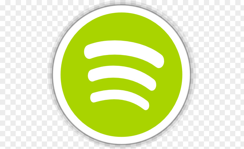 Spotify Client Symbol Yellow Green PNG