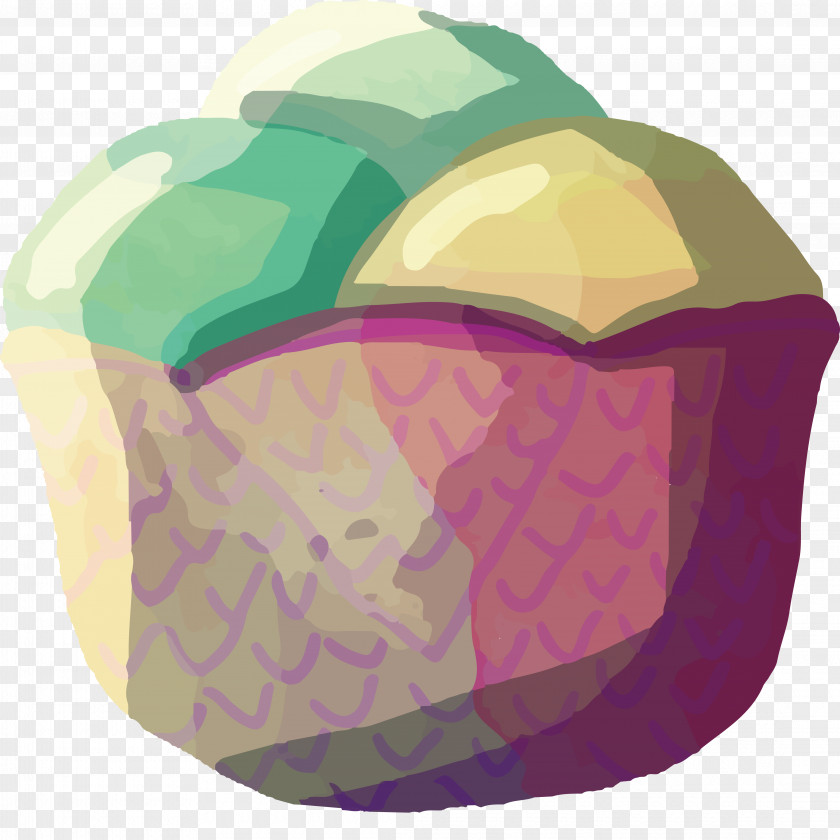 Watercolor Ice Cream PNG