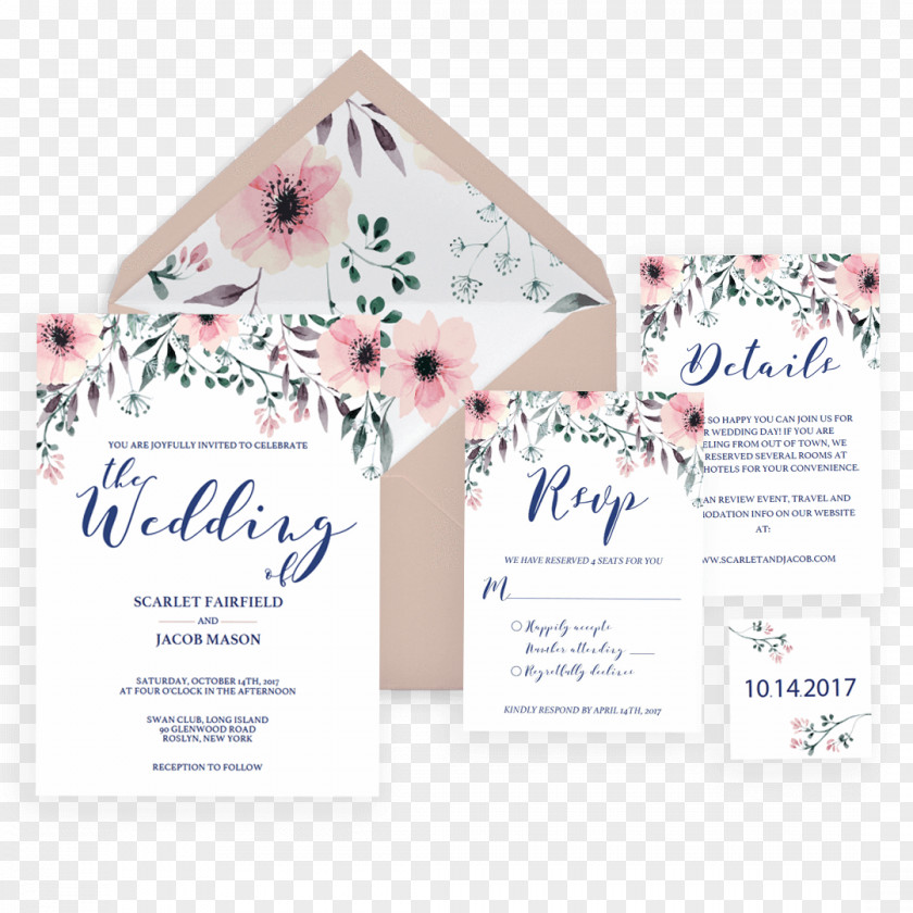 Wedding Invitation Place Cards Reception Paper PNG
