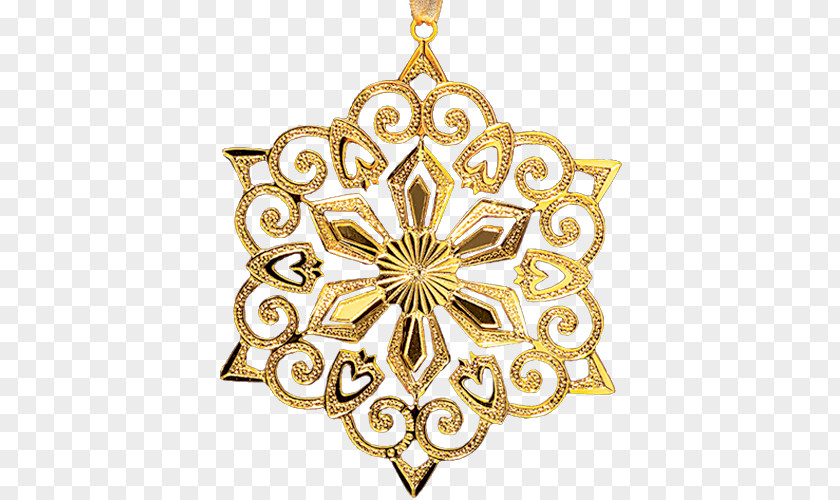 Gold Christmas Ornament Locket 01504 Body Jewellery PNG