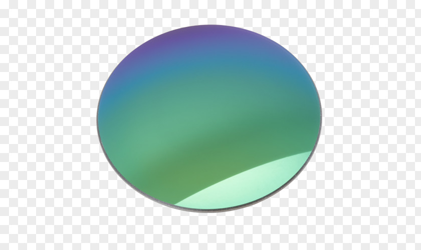 Mirror Coating Lens Green Color PNG