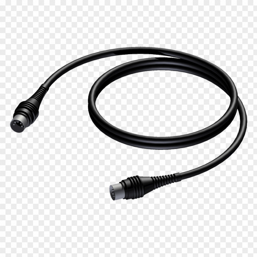 USB MIDI XLR Connector Electrical Cable Adapter PNG