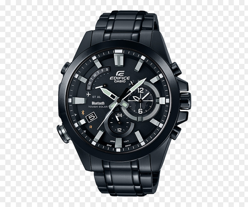 Watch Casio EDIFICE TIME TRAVELLER EQB-501 Solar-powered PNG