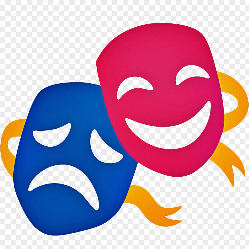 Happy Performing Arts Smiley Face Background PNG