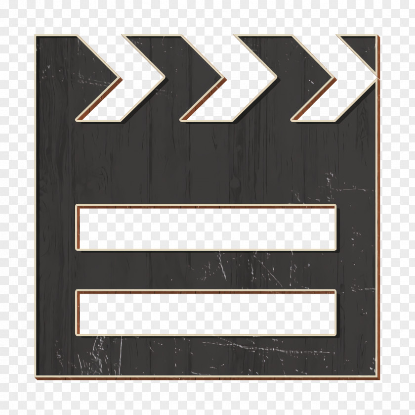 Metal Rectangle Movie Icon PNG