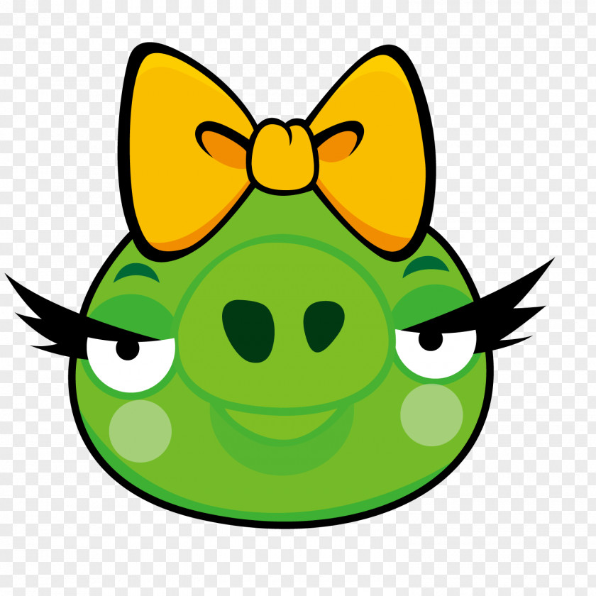 With A Bow Of The Hum Pig Angry Birds Anger Woman Clip Art PNG
