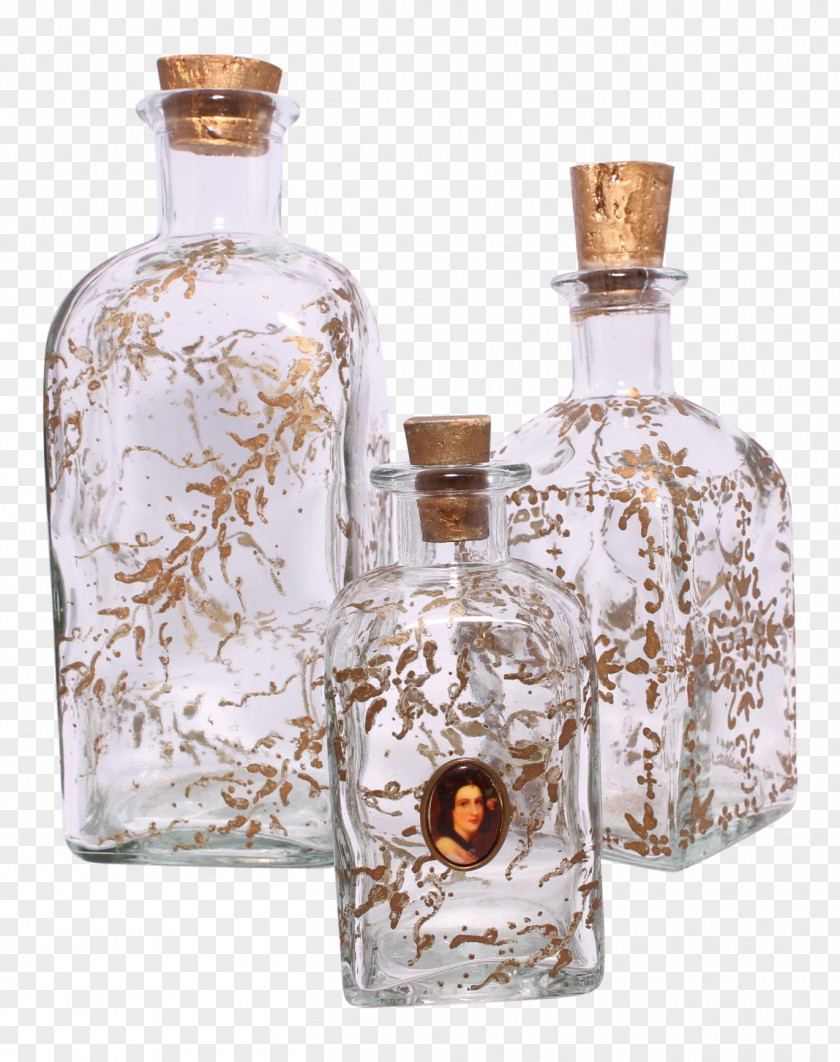 Glass Liqueur Bottle Decanter PNG