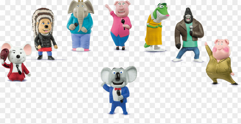 Sing Movie Animal Figurine Action & Toy Figures Human Behavior Character PNG