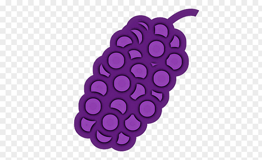 Violet Purple Fruit Plant Pattern PNG