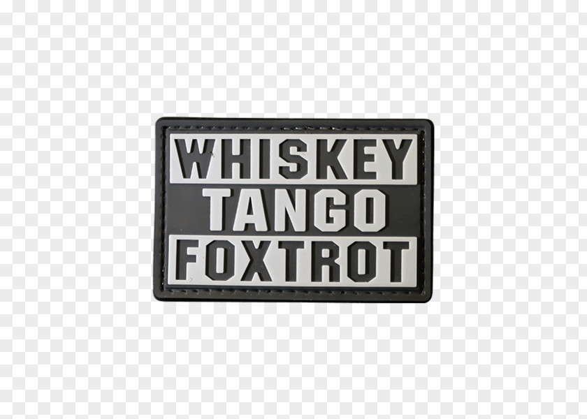Whiskey Tango Foxtrot Embroidered Patch Morale Flag Polyvinyl Chloride PNG