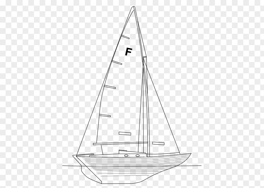 Canoe Drawing Sloop Sailboat Rigging Keel PNG