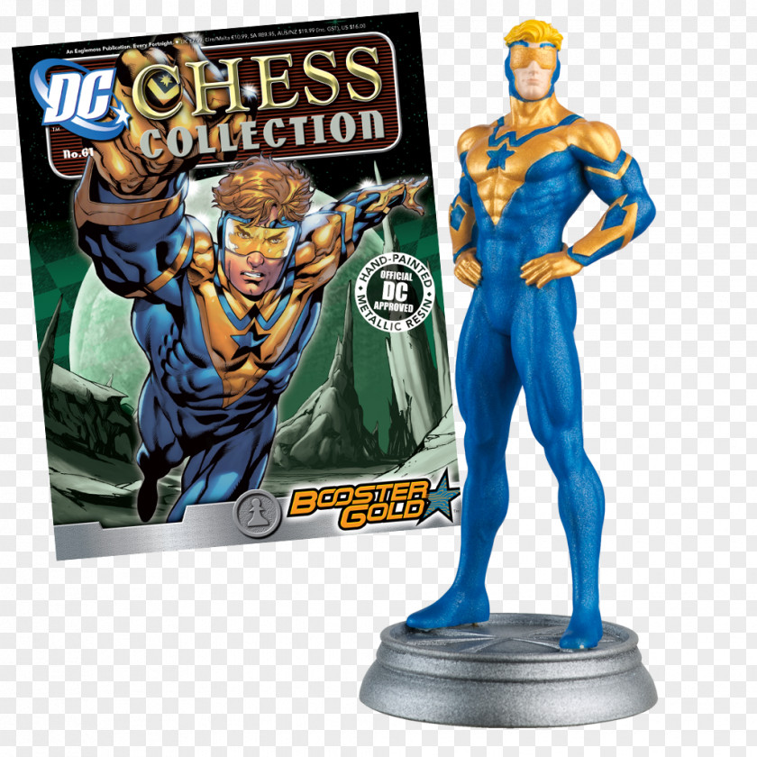 Chess Booster Gold Superhero Cyborg Superman PNG