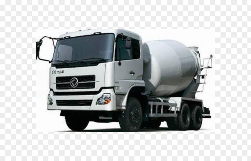 Dongfeng Fengshen Motor Corporation Cement Mixers Truck Concrete Vehicle PNG