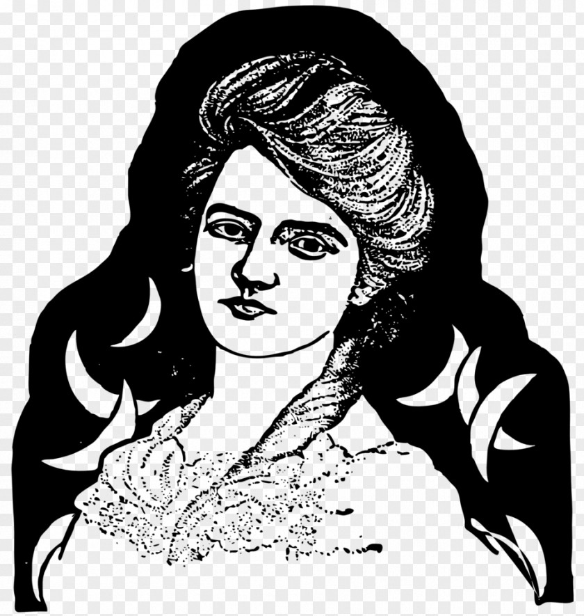 Middle-aged 20th Century Woman Clip Art PNG