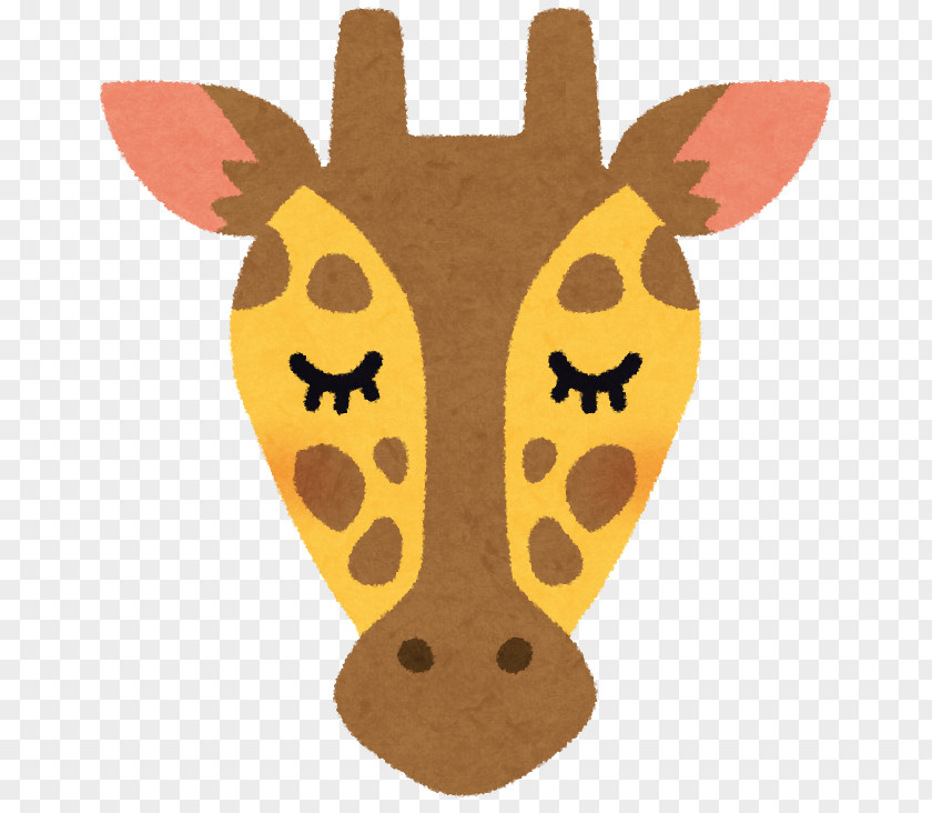 Giraffe Face Mukaihigashicho Neck PNG
