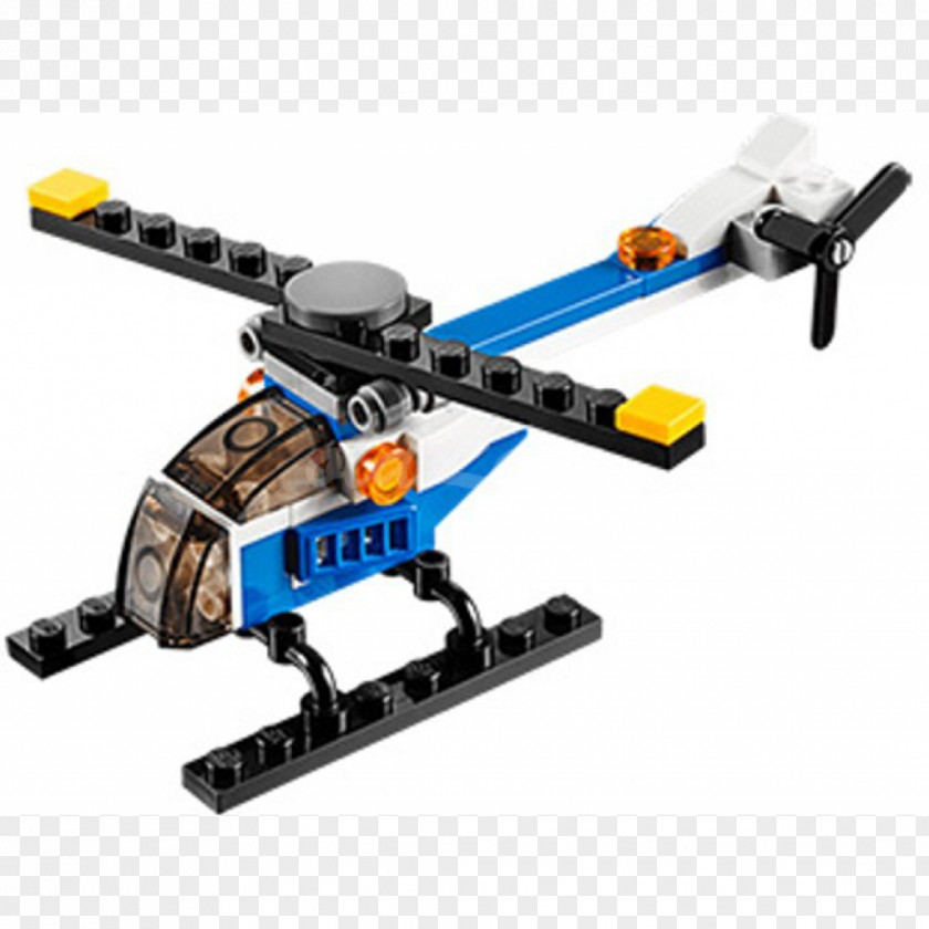 Helicopter Lego Creator City Technic PNG