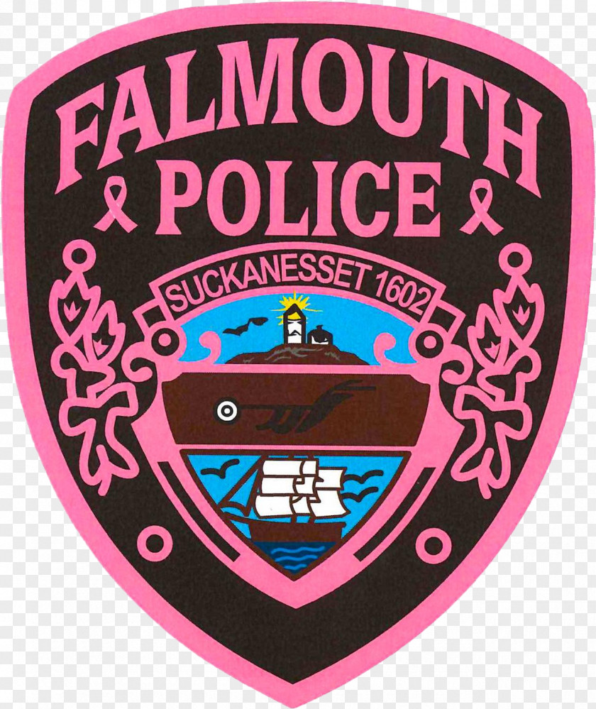Police Falmouth Department Badge Officer Law Enforcement PNG