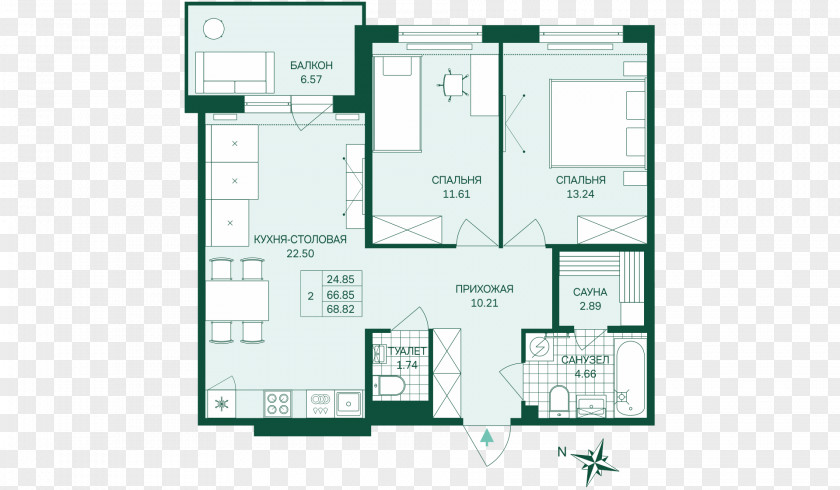Apartment Lund Storey Sauna Floor Plan PNG