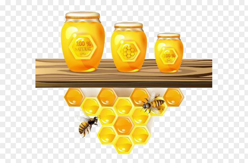 Bee Lekach Diples Honey Clip Art PNG