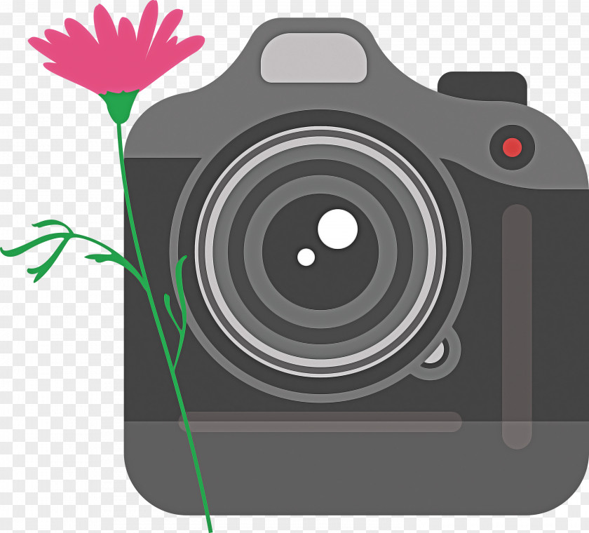 Camera Flower PNG