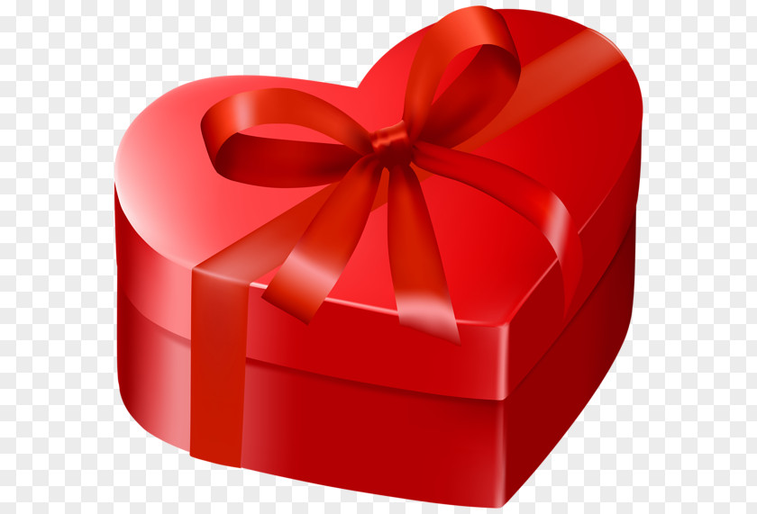 Gift Box Valentine's Day Heart PNG