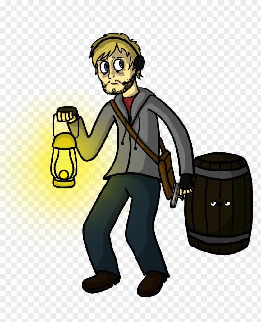 Pewdiepie Barrels Cartoon Human Behavior Character Illustration Thumb PNG