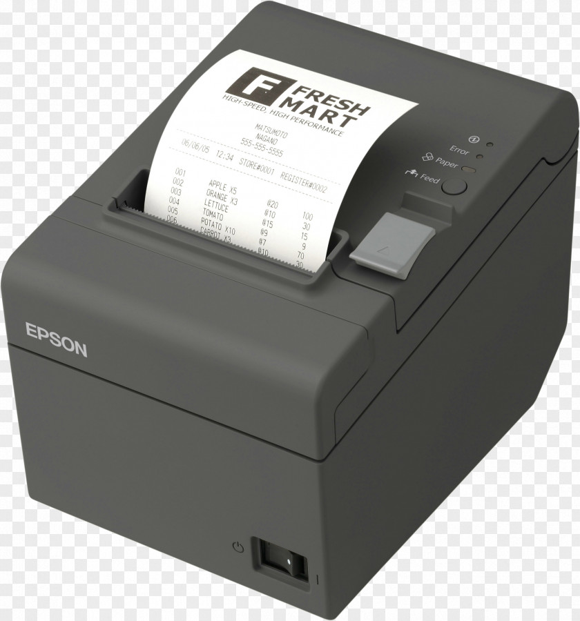 Printer Thermal Printing Epson Point Of Sale PNG