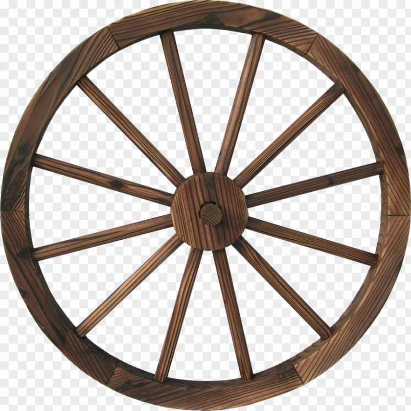 Wooden Wheel Covered Wagon Wheels Cart PNG