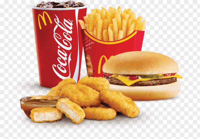 Mcdonalds McDonald's Chicken McNuggets Fizzy Drinks Big Mac Hamburger Coca-Cola PNG
