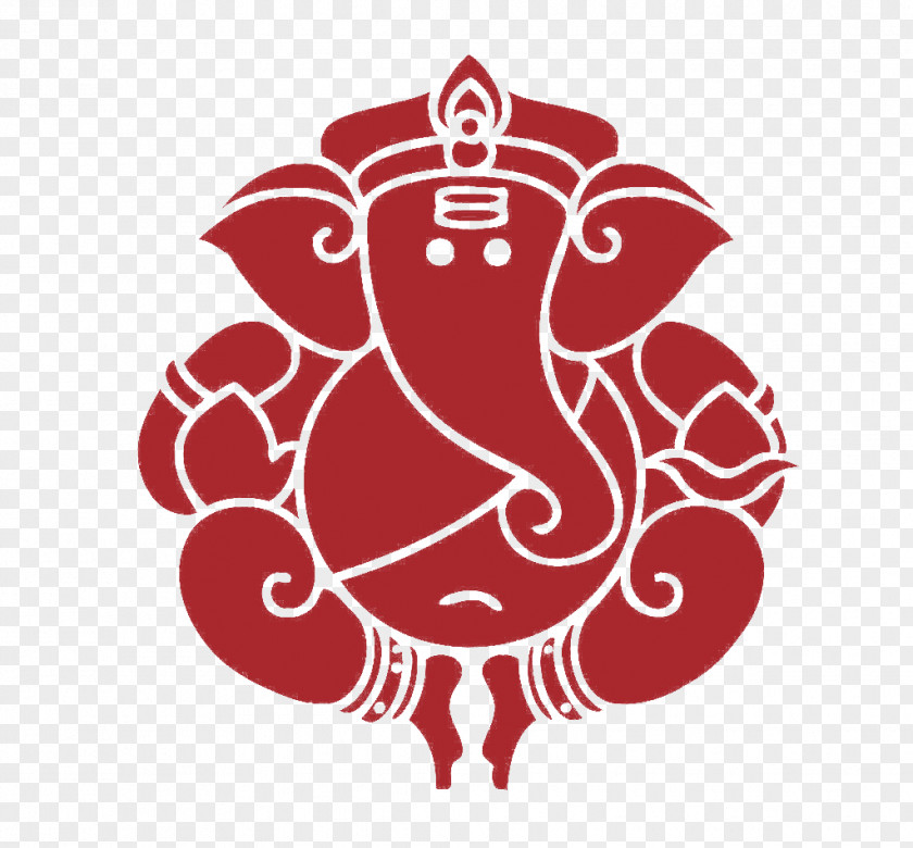 Thai Paper-cut Elephant Head,Logo Material Ganesha Shiva Chintamani Temple, Theur Parvati Ganesh Chaturthi PNG