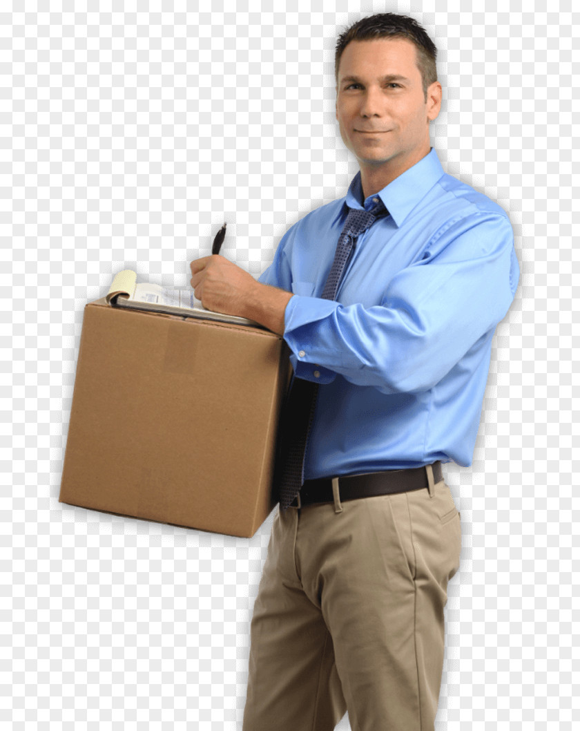 Blue Package Delivery Courier Service Logistics PNG