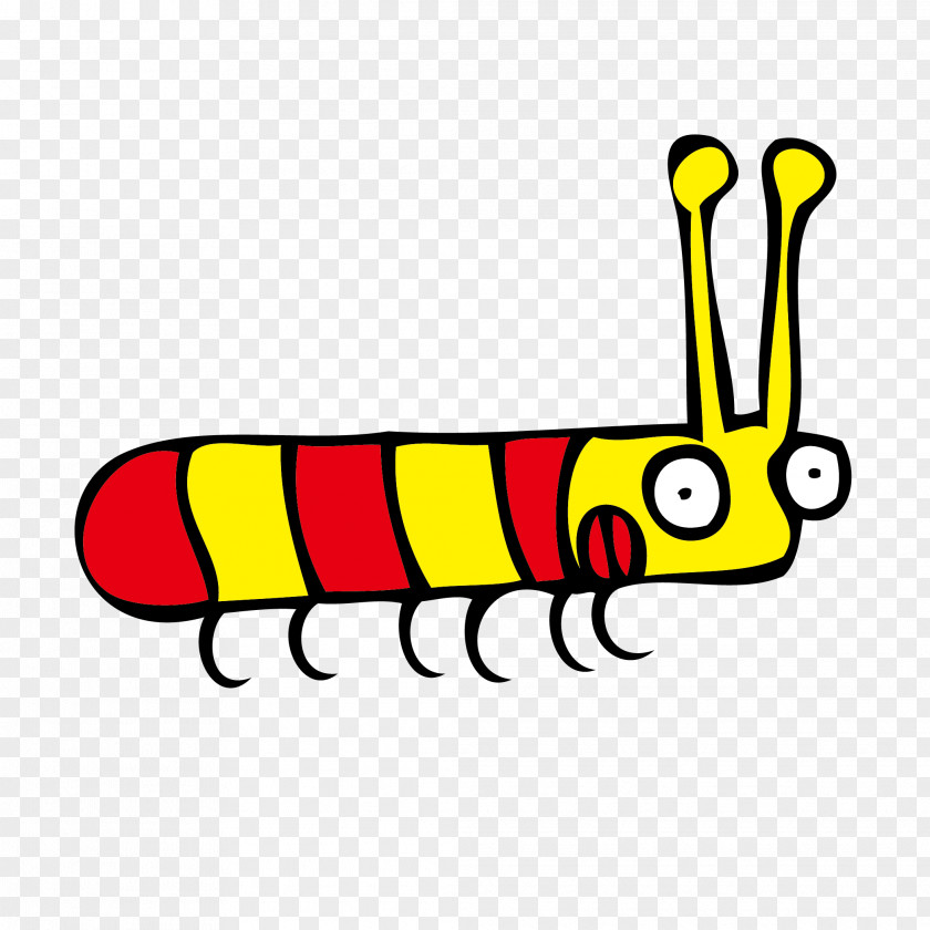 Cartoon Caterpillar Vector Graphics Ant Insect Image PNG
