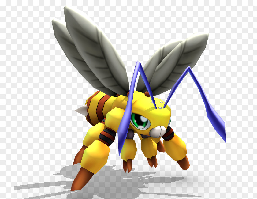 Digimon Masters Figurine Honey Bee Computer PNG