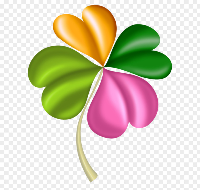 Color Clover Ireland Four-leaf Clip Art PNG