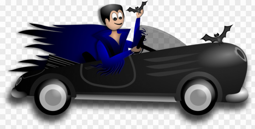Dracula Art Sports Car Driving Clip PNG