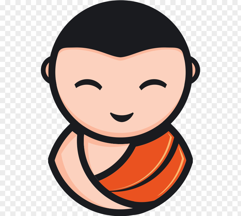 Monk Cartoon Data Science Cheek Analysis Clip Art PNG